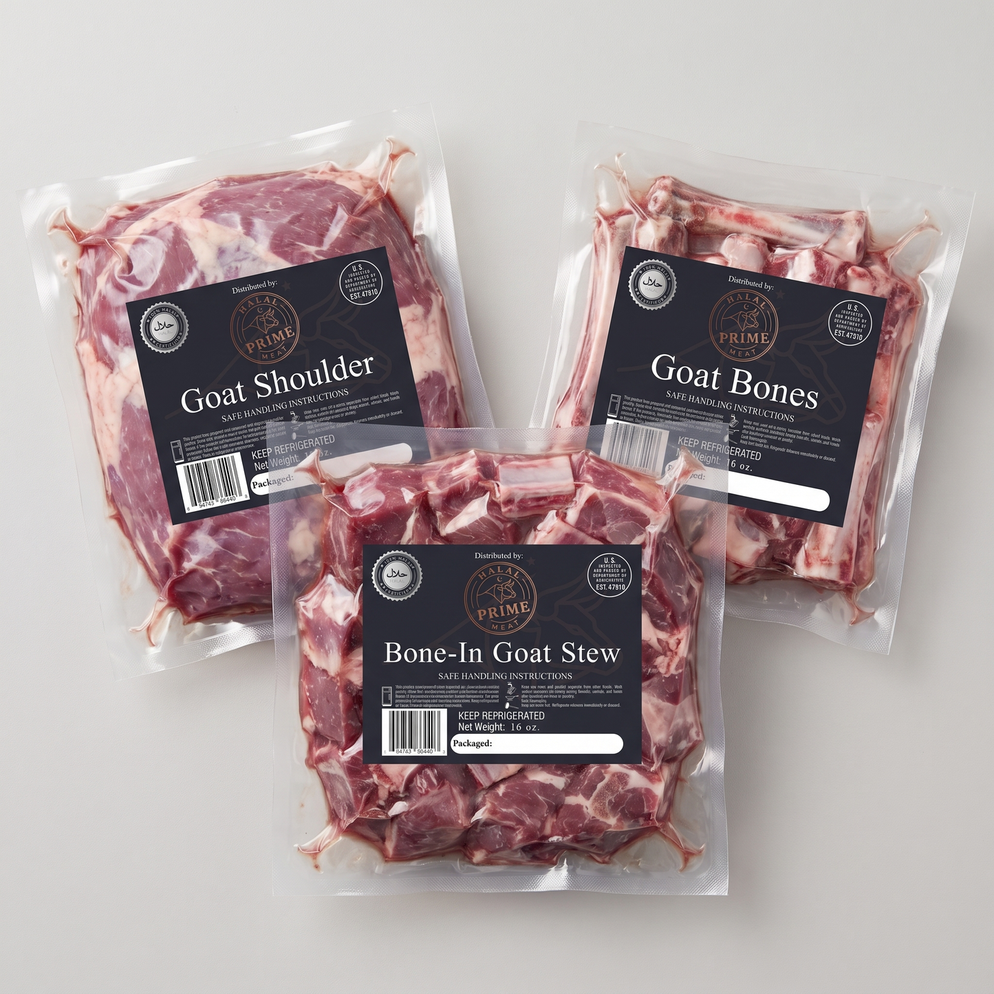 Bone in Goat Stew - Halal (1 lb)