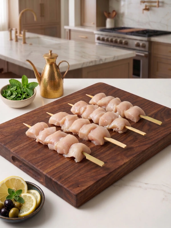 White Meat Chicken Skewers - Halal (1 Lb.)