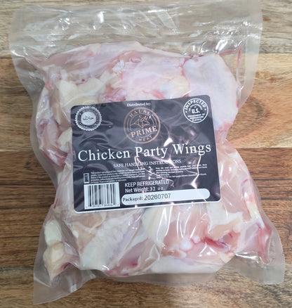 Chicken Party Wings - Halal (~20 pcs, 2 lb)
