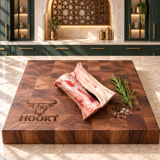 Beef Marrow Bones - Halal (Middle Cut, 2 pcs)