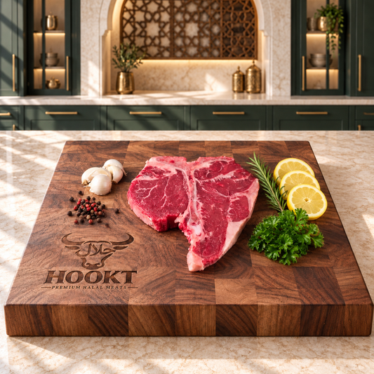 T-Bone-Porterhouse - Halal (1.3–1.7 lb, 1 inch)