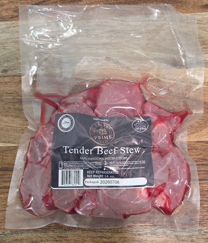 Tender Beef Stew - Halal (1 lb)