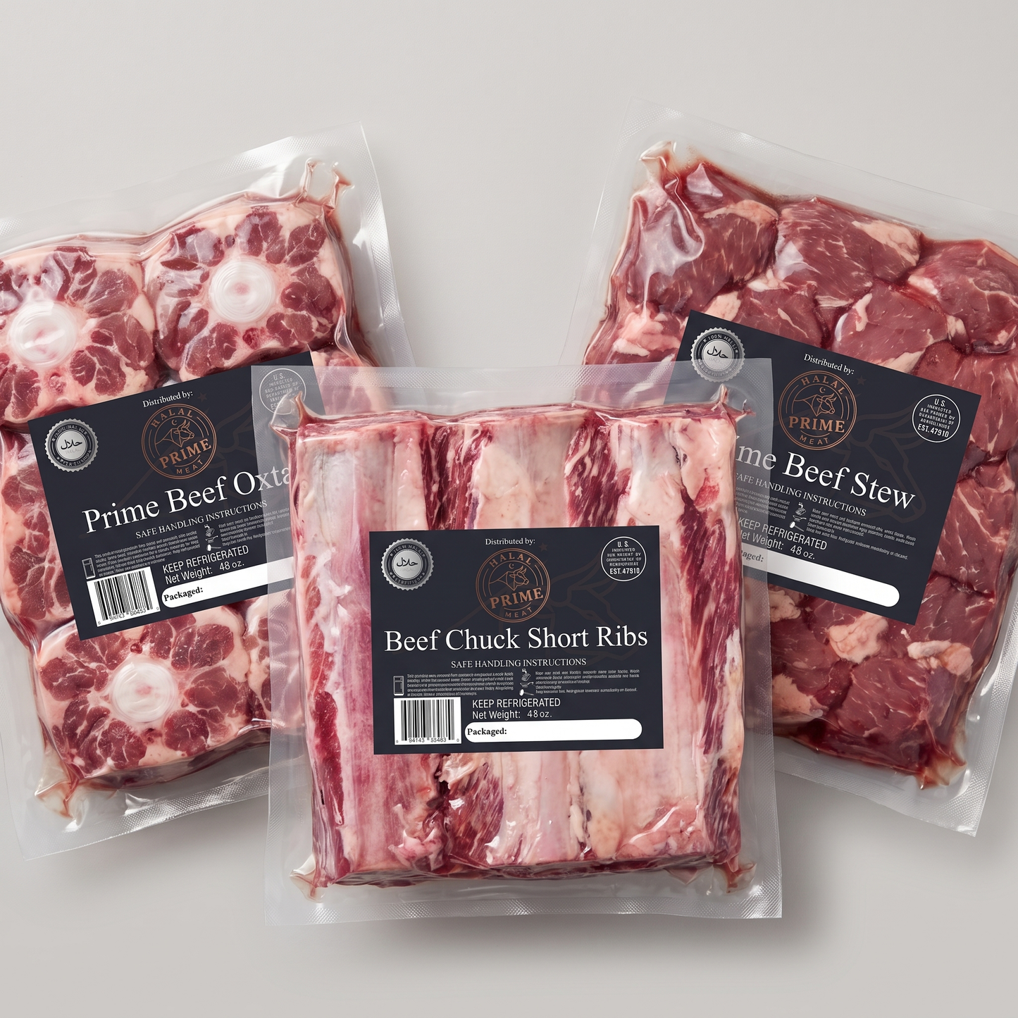 Beef Chuck Short Ribs - Halal
