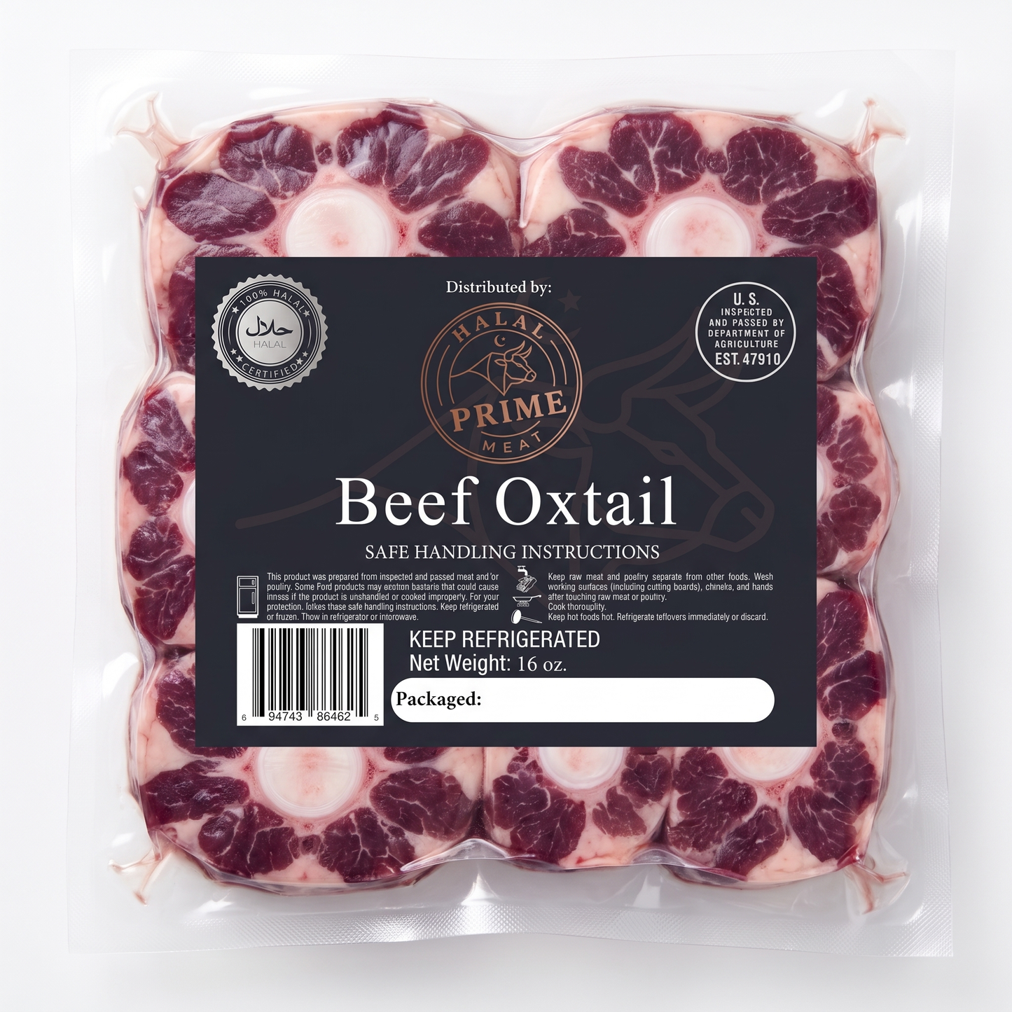 Beef Oxtail - Halal (1 lb)