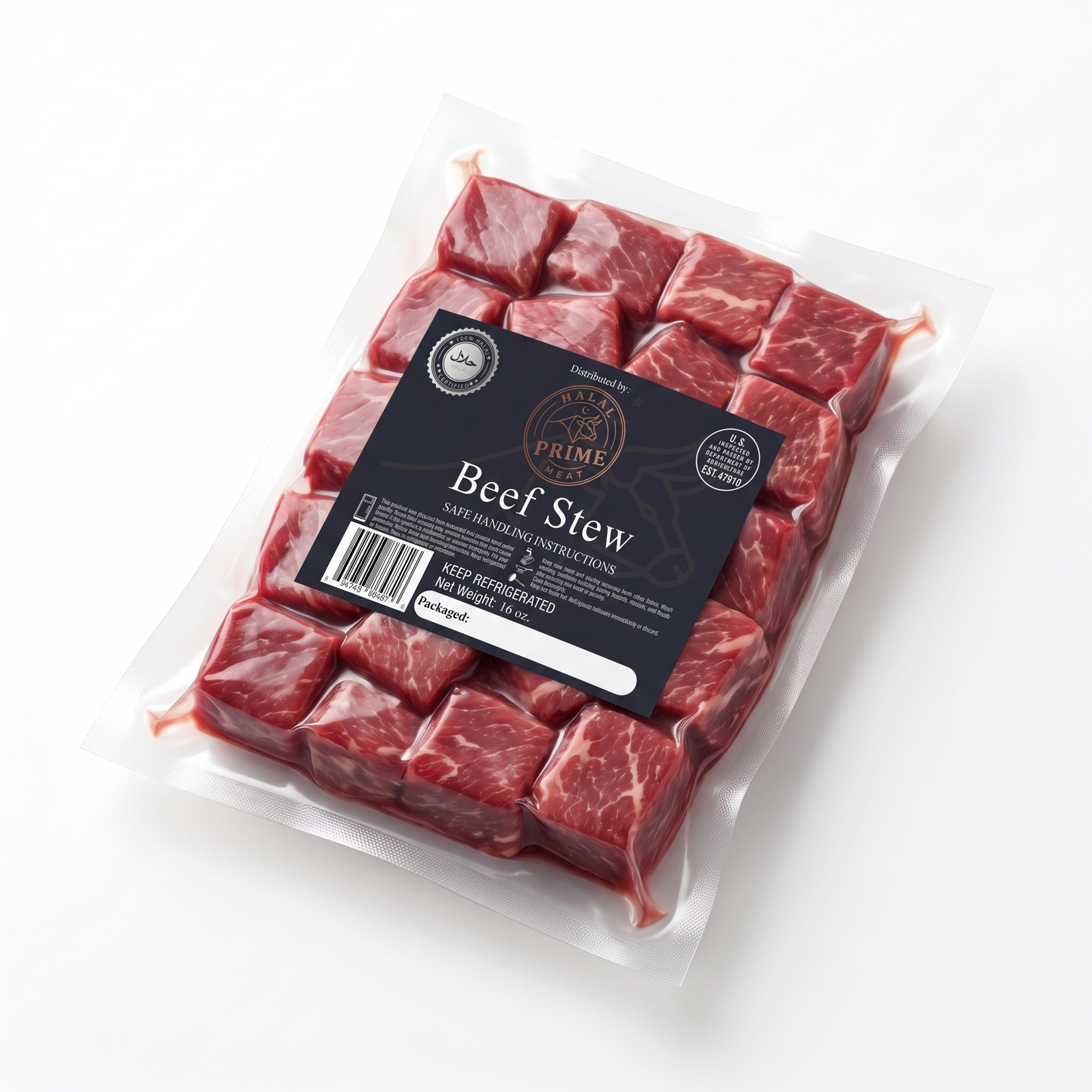 Beef Stew - Halal (1 lb)