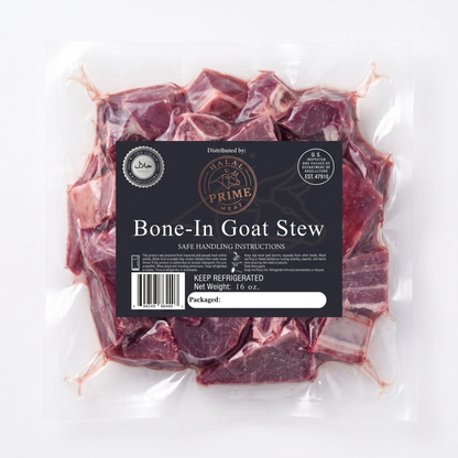Bone in Goat Stew - Halal  (1 lb)