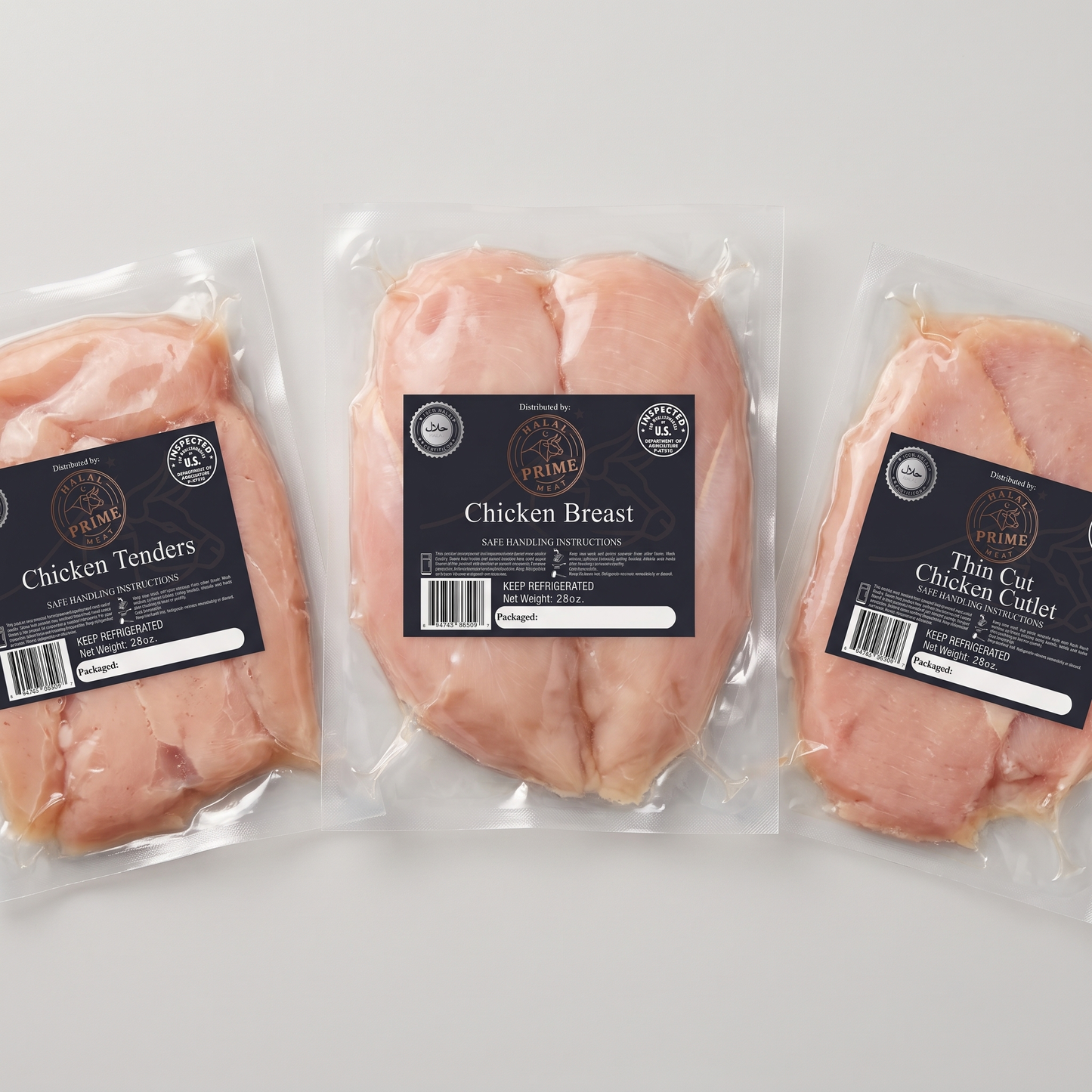 Chicken Breast - Halal (2 pcs, 1.8–2 lb)