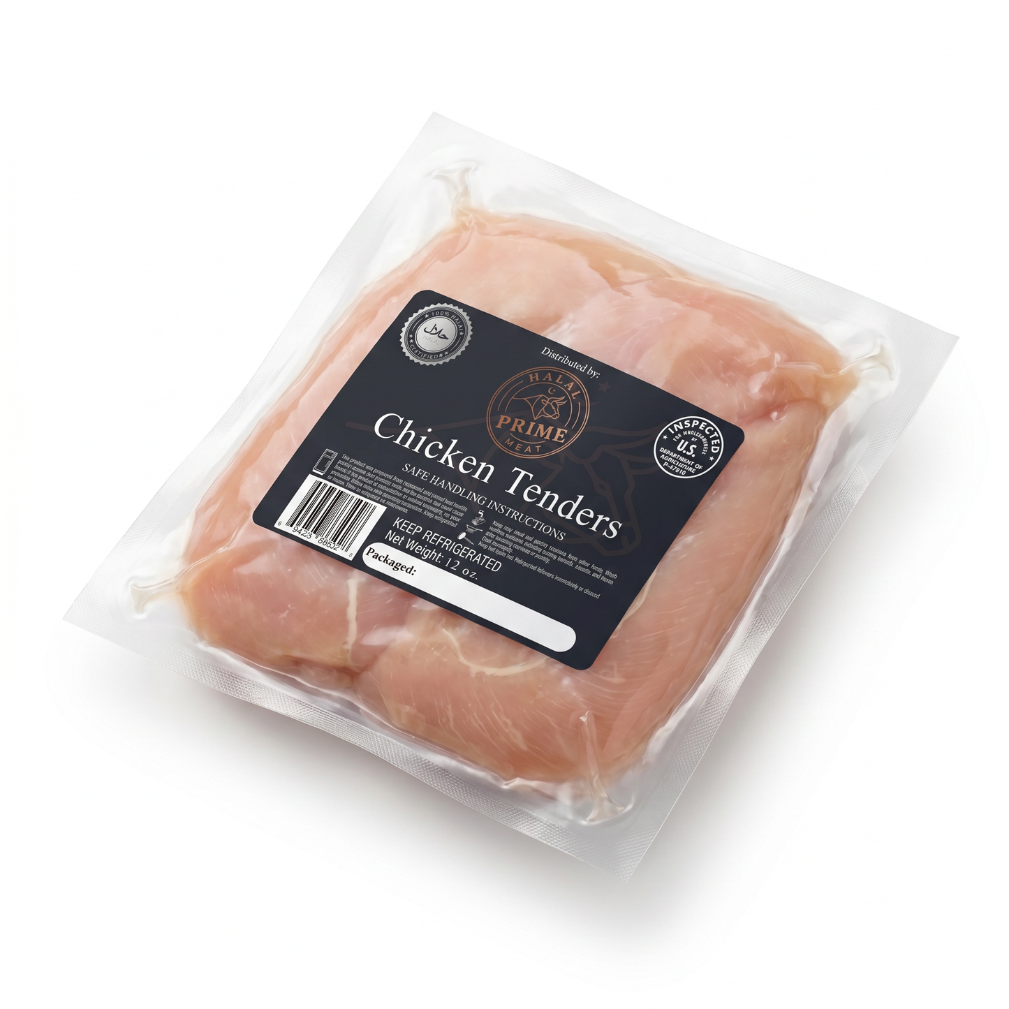 Chicken Tenders 4 pcs - Halal (12-14 oz)