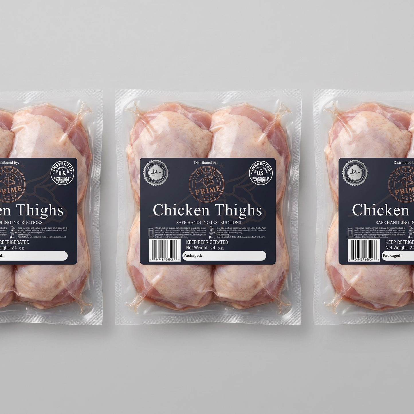 Chicken Thighs - Halal (5–6 pcs, 1.5 lb)