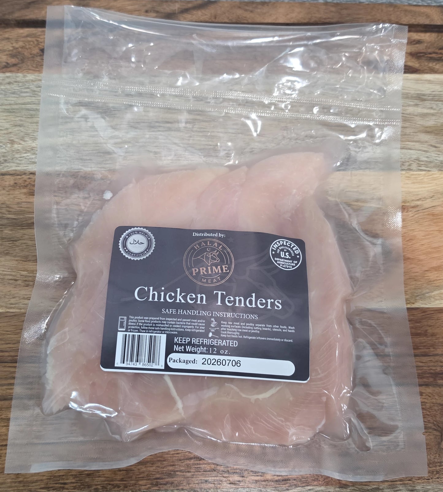 Chicken Tenders 4 pcs - Halal (12-14 oz)