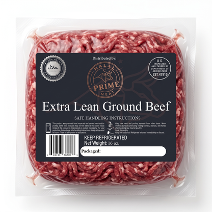Extra Lean Ground Beef 93/7 - Halal (Lean, 1 lb)