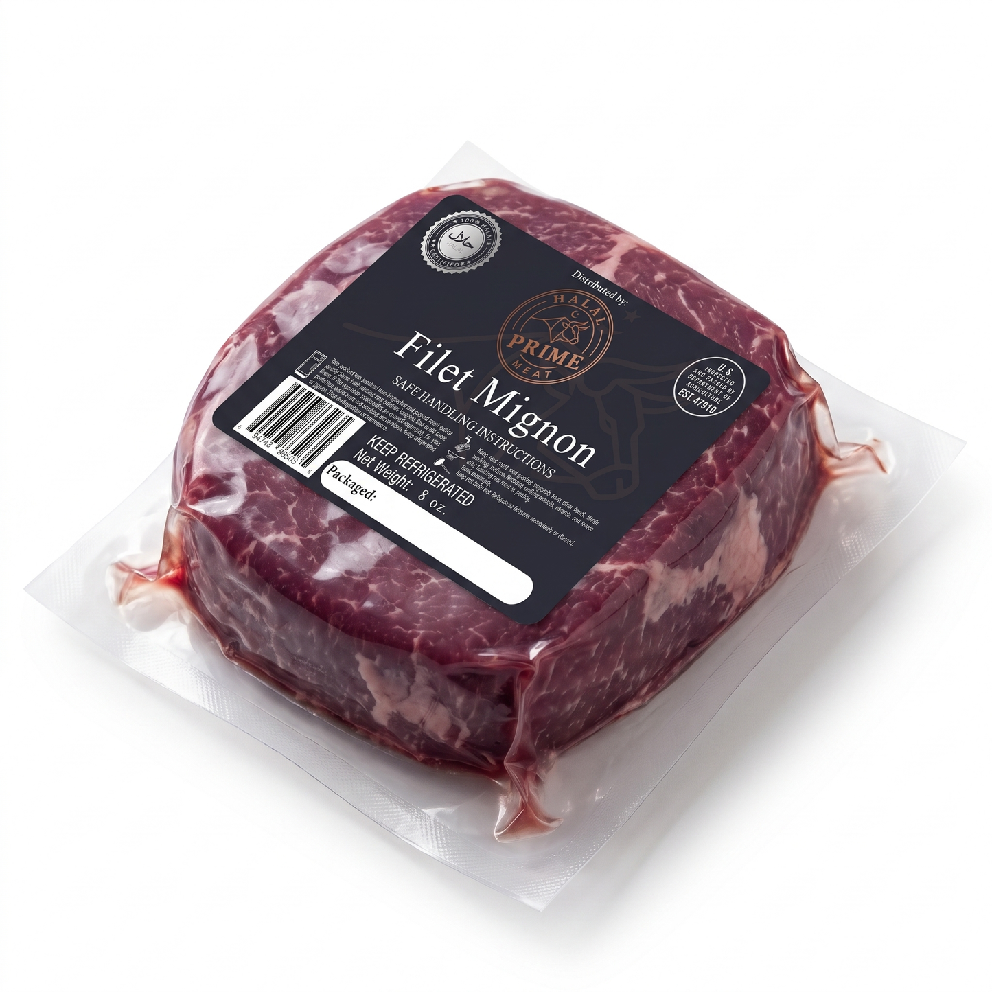 Filet Mignon - Halal (8-10oz Center Cut )