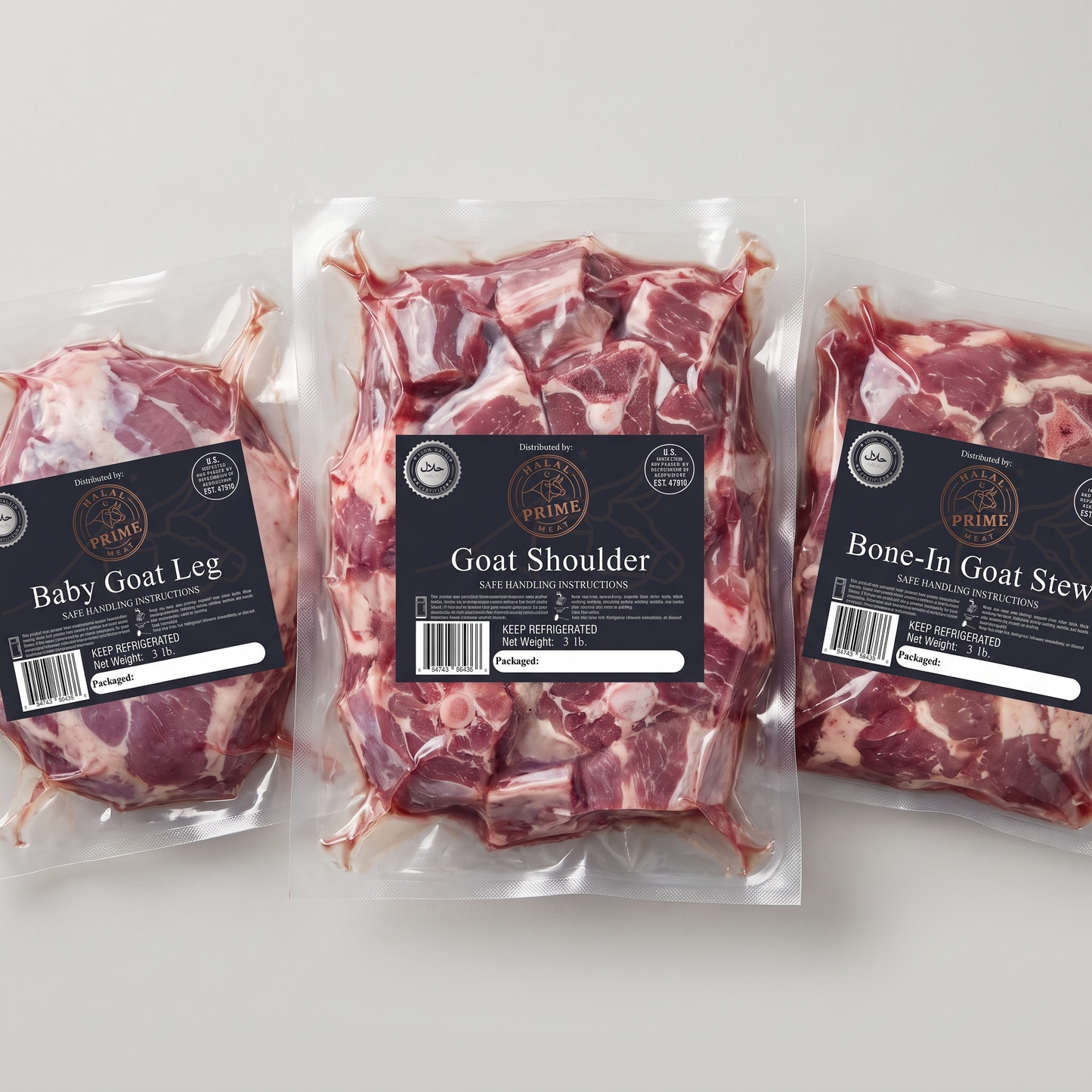 Goat Shoulder - Halal (3lb)