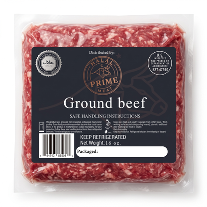 Ground Beef 85/15 - Halal (1 lb)