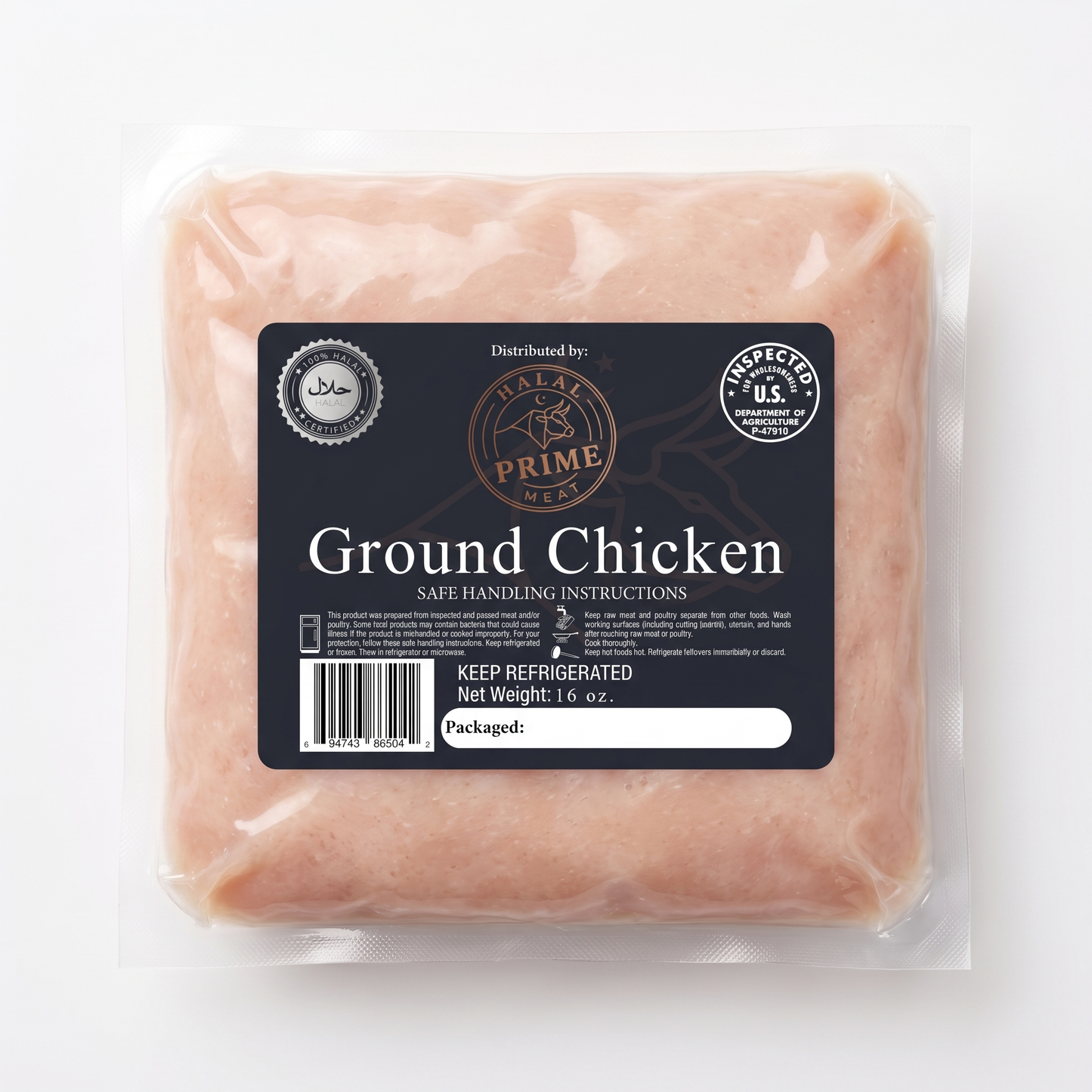 Ground Chicken - Halal (1 lb)