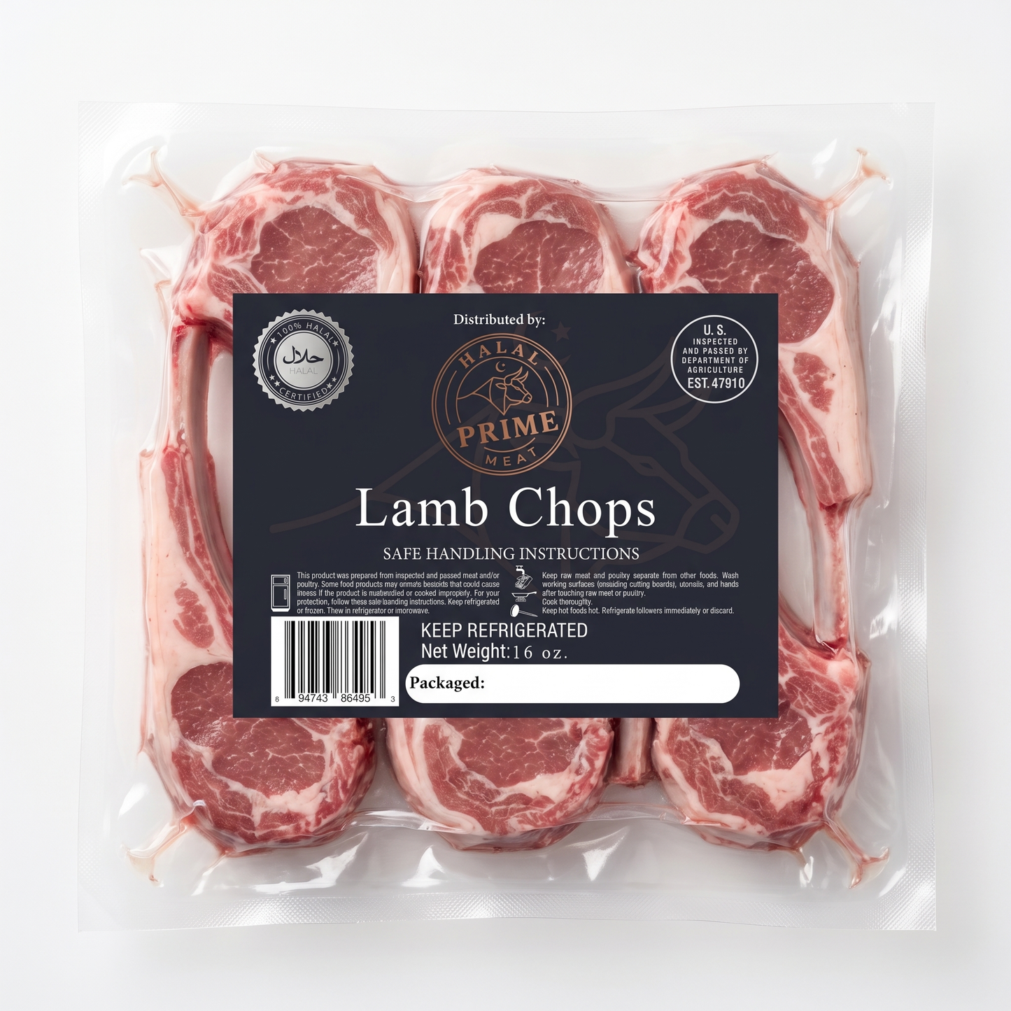 Lamb Chop - Halal (1 lb)