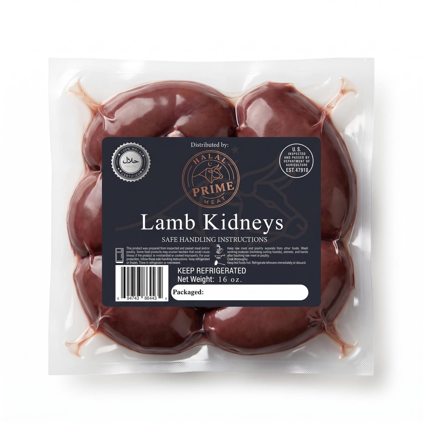 Lamb Kidneys - Halal (1 lb.)