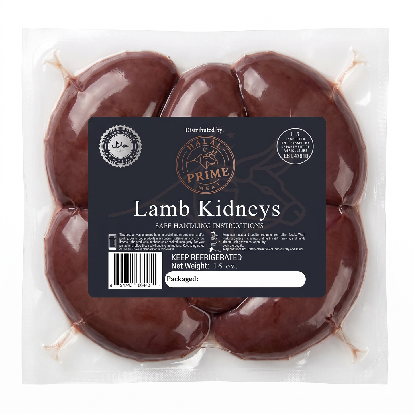Lamb Kidneys - Halal (1 lb.)