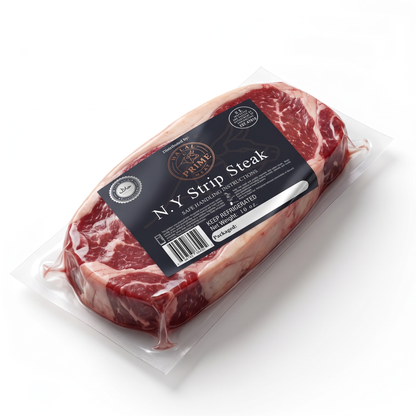 N.Y Strip Steak - Halal (1 Piece 1 Inch thick - 12-14 oz )