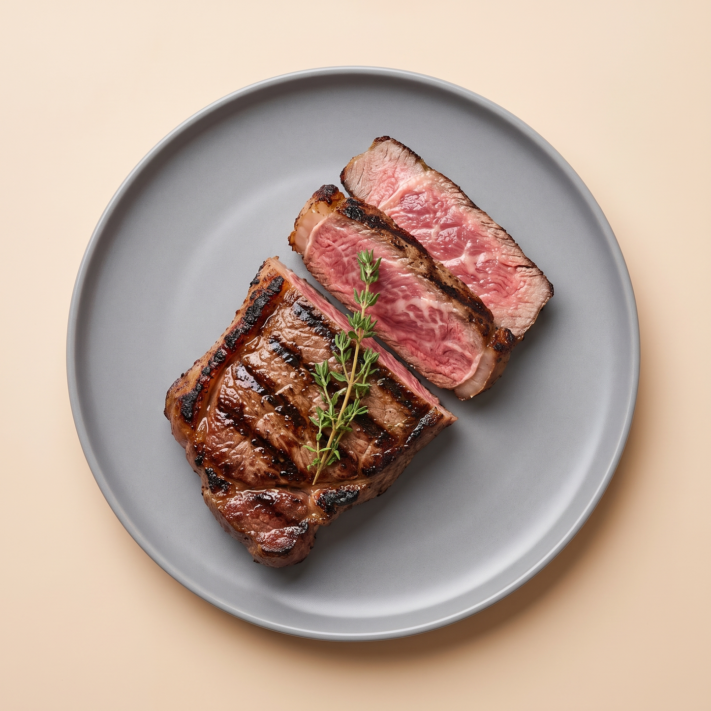 N.Y Strip Steak - Halal (1 Piece 1 Inch thick - 12-14 oz )