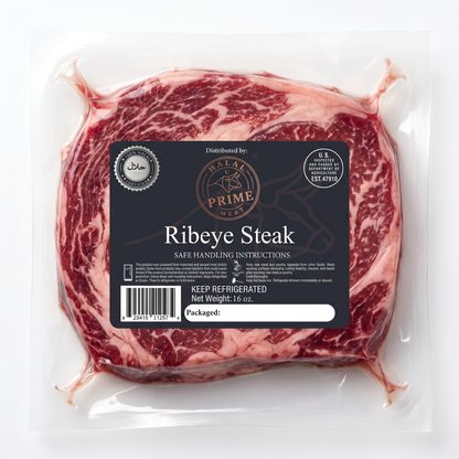 Ribeye Steak - Halal (1–1.1 lb, 1 inch thick)