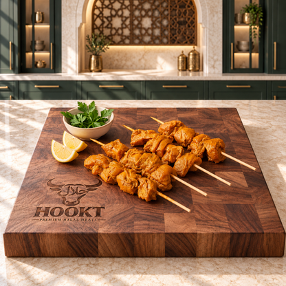 Shawarma Chicken Thigh Cubes | Marinated & Ready to Cook | (1 lb.)