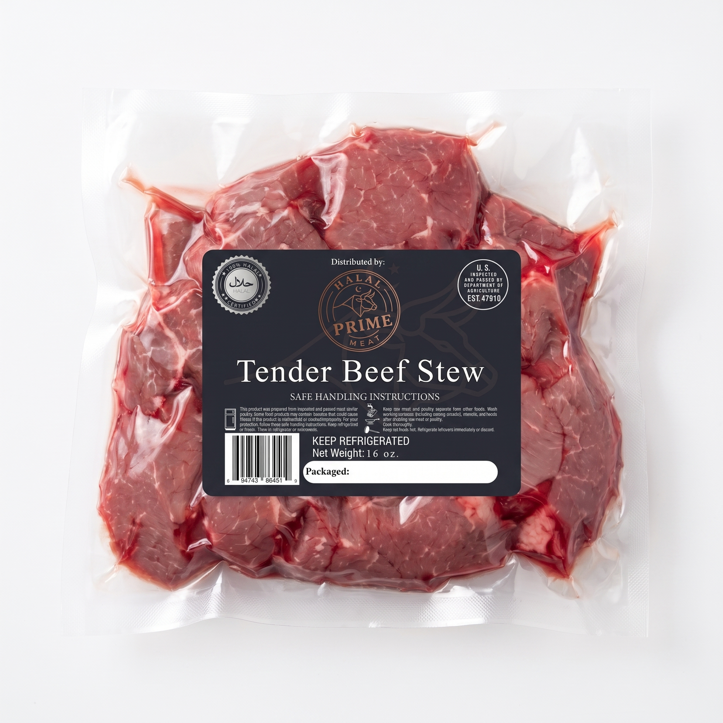Tender Beef Stew - Halal (1 lb)