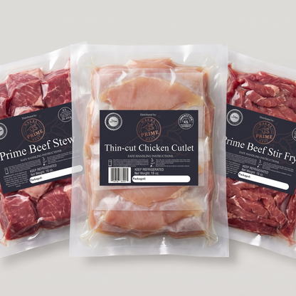 Ultra-Thin Sliced Chicken Cutlet - Halal (1.8 lb.)