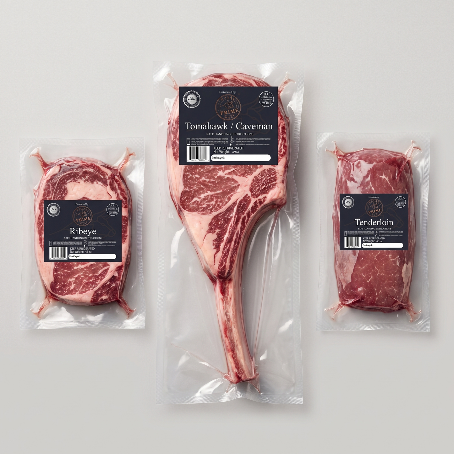 Tomahawk / Caveman - Halal (avg. 3 lb, 2 inch)